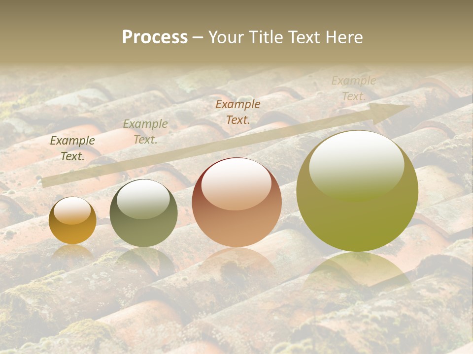 Old Roofing In Tiles PowerPoint Template