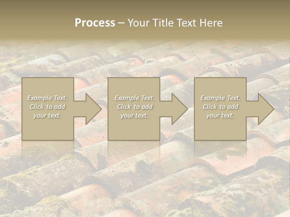 Old Roofing In Tiles PowerPoint Template