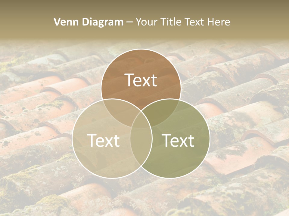 Old Roofing In Tiles PowerPoint Template