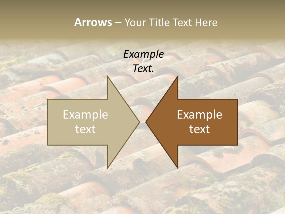 Old Roofing In Tiles PowerPoint Template
