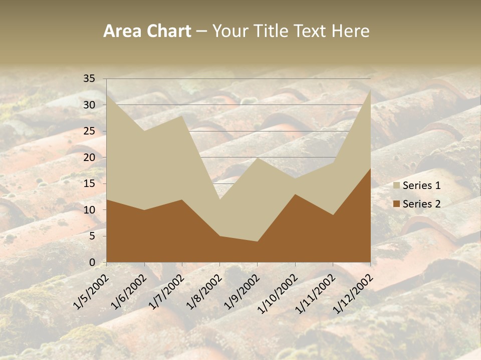 Old Roofing In Tiles PowerPoint Template