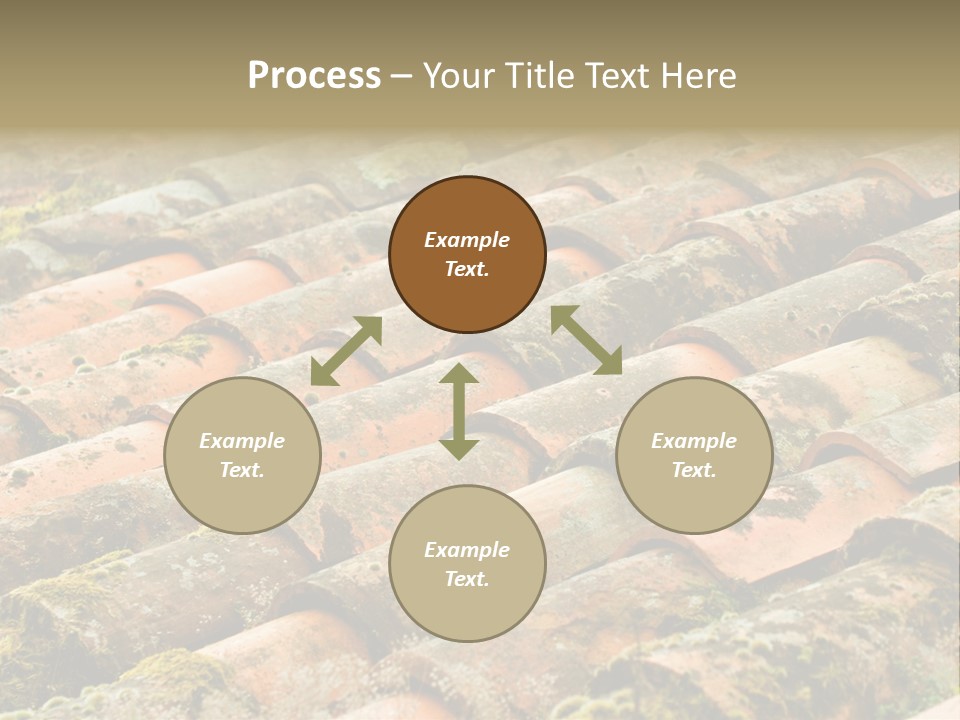 Old Roofing In Tiles PowerPoint Template