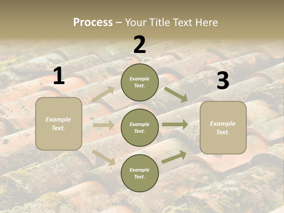 Old Roofing In Tiles PowerPoint Template