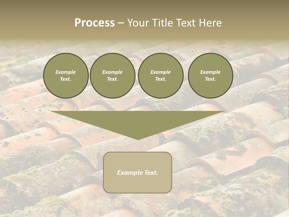 Old Roofing In Tiles PowerPoint Template