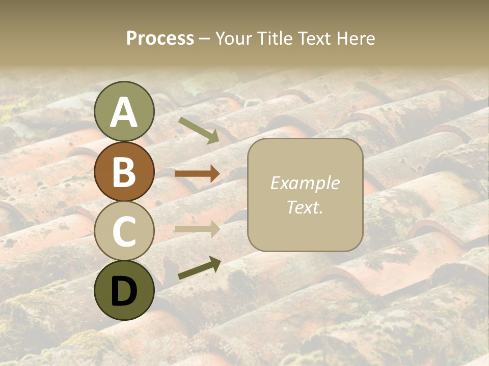 Old Roofing In Tiles PowerPoint Template