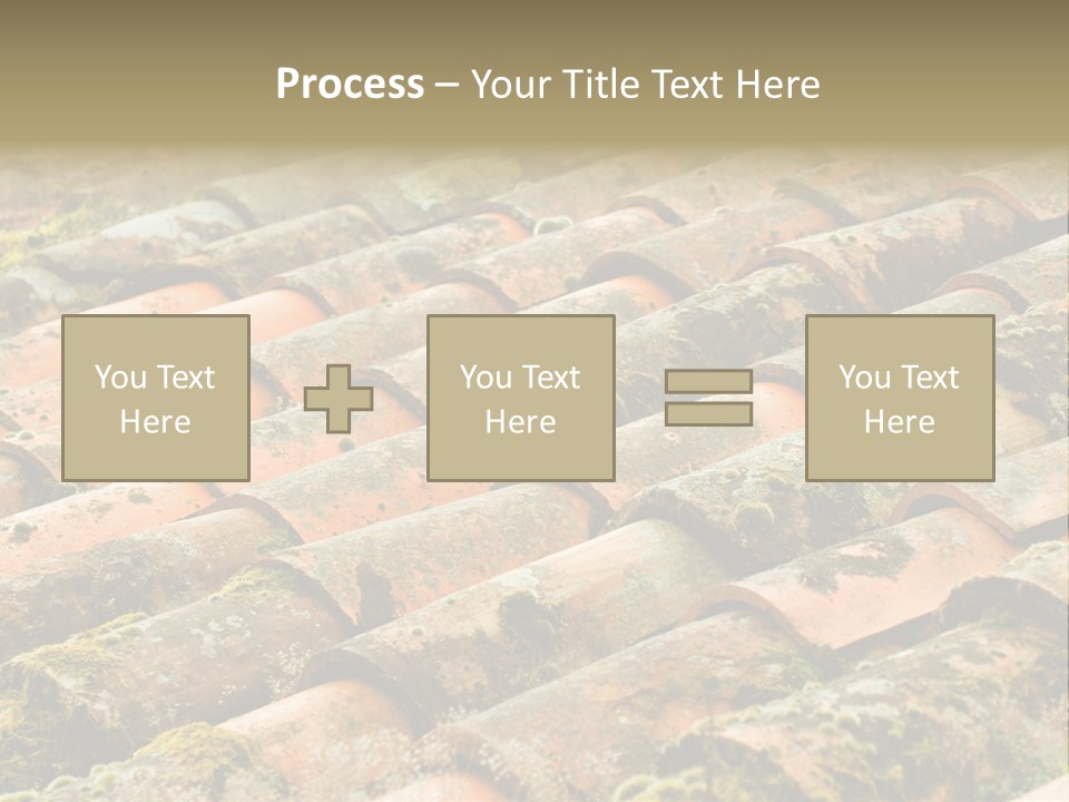 Old Roofing In Tiles PowerPoint Template