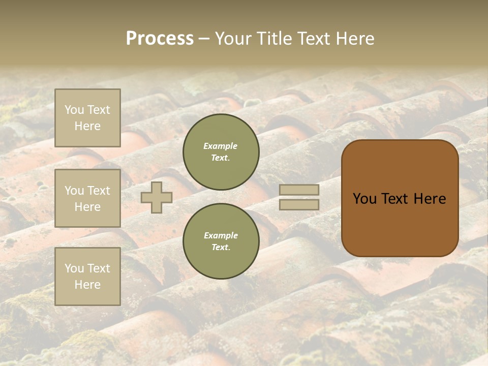 Old Roofing In Tiles PowerPoint Template