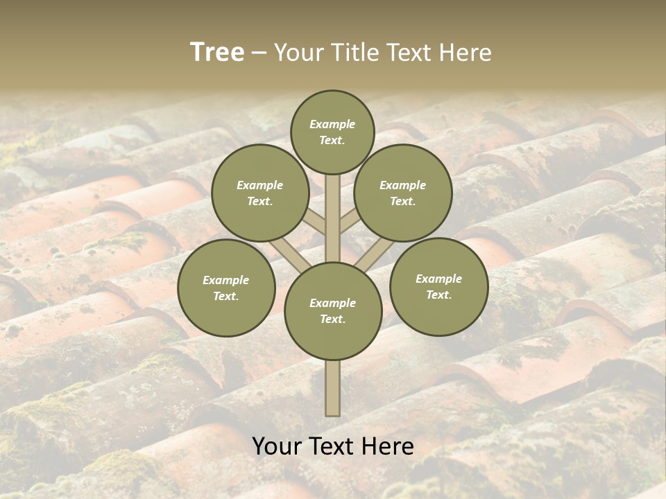 Old Roofing In Tiles PowerPoint Template