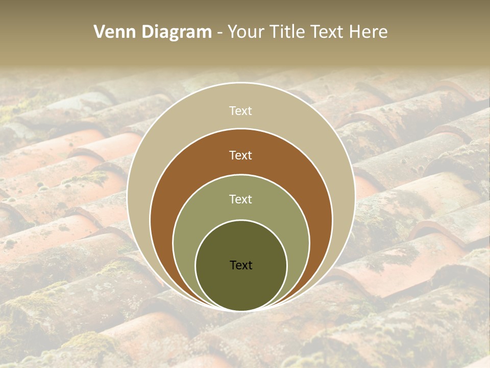 Old Roofing In Tiles PowerPoint Template