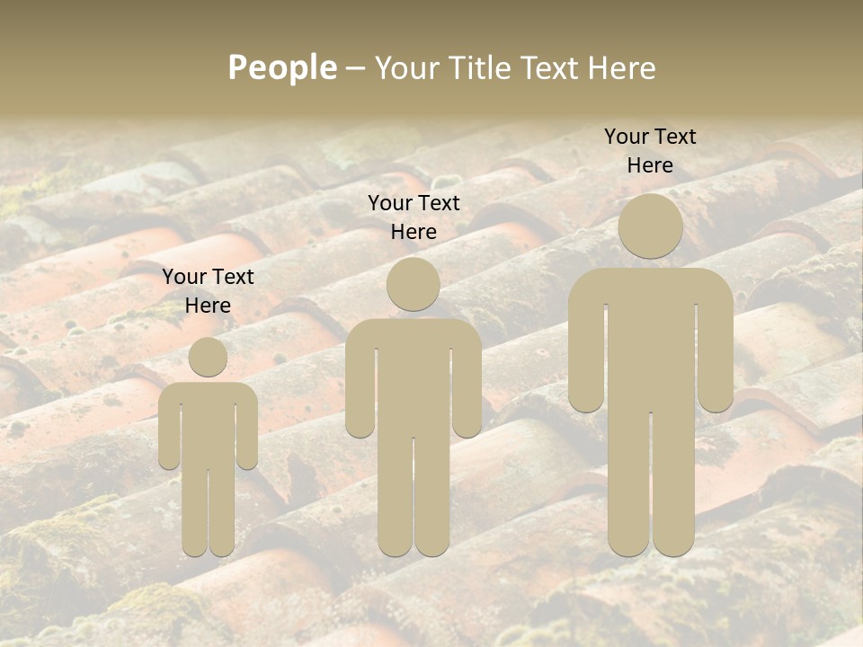 Old Roofing In Tiles PowerPoint Template