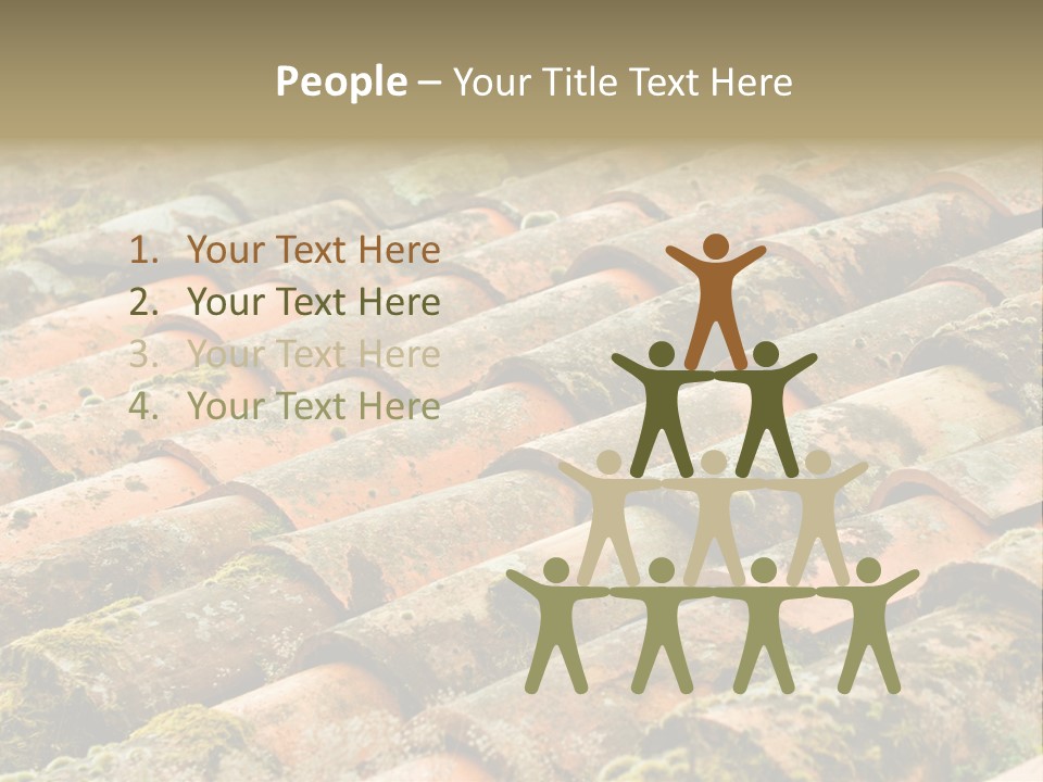 Old Roofing In Tiles PowerPoint Template