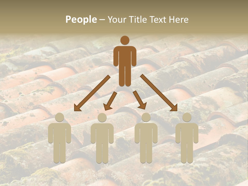 Old Roofing In Tiles PowerPoint Template