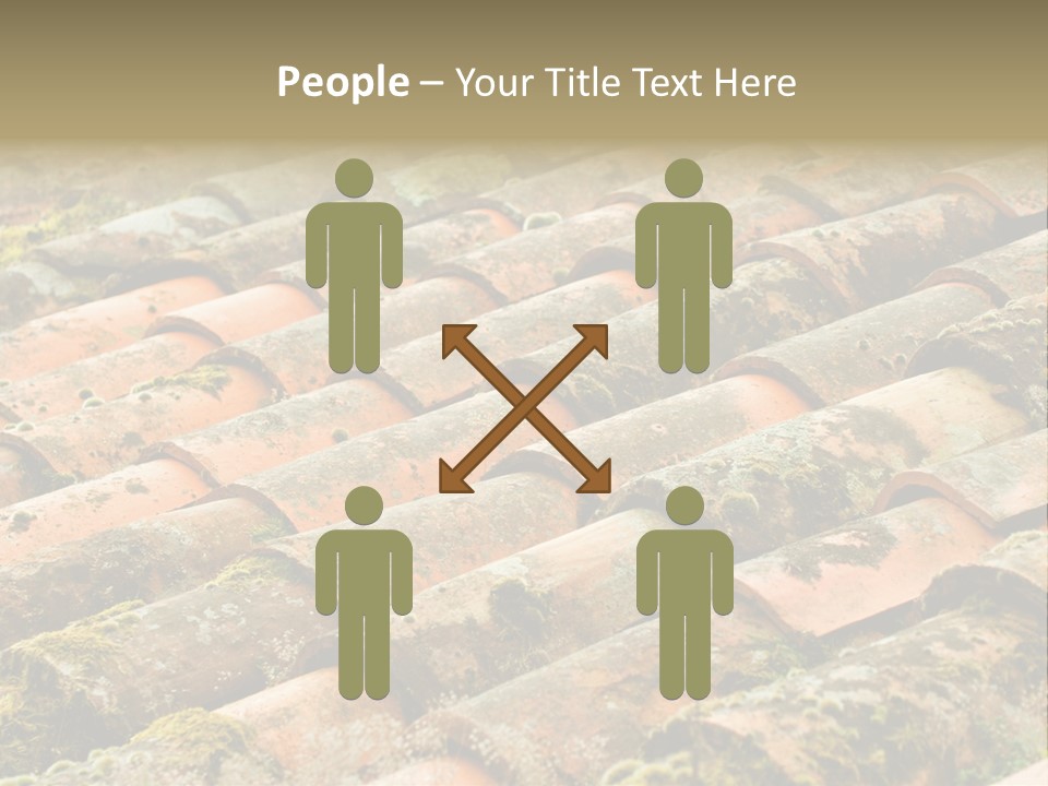 Old Roofing In Tiles PowerPoint Template