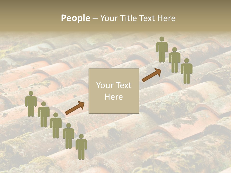 Old Roofing In Tiles PowerPoint Template