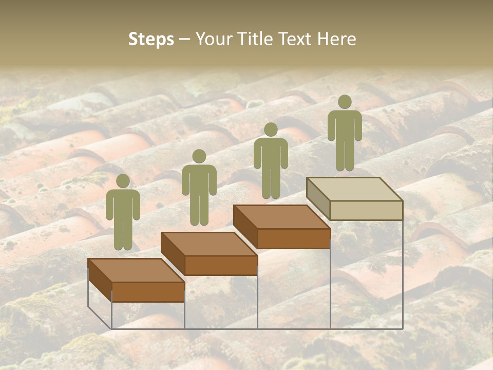 Old Roofing In Tiles PowerPoint Template