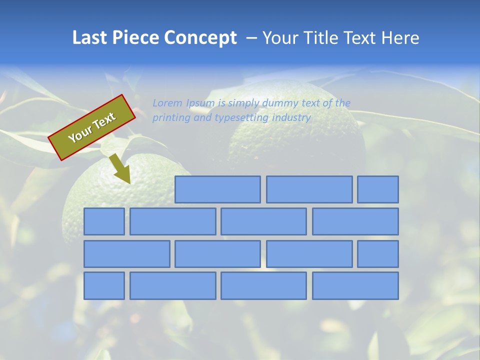 Green Tangerines PowerPoint Template