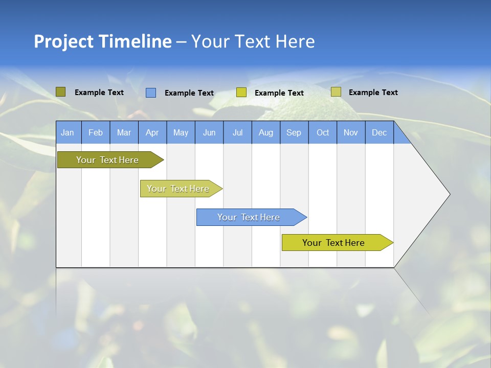 Green Tangerines PowerPoint Template