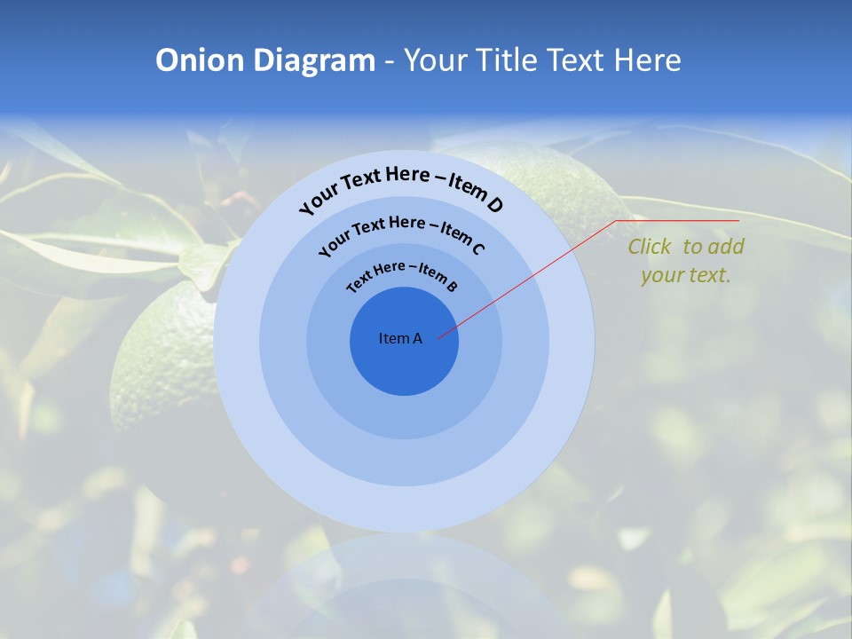 Green Tangerines PowerPoint Template