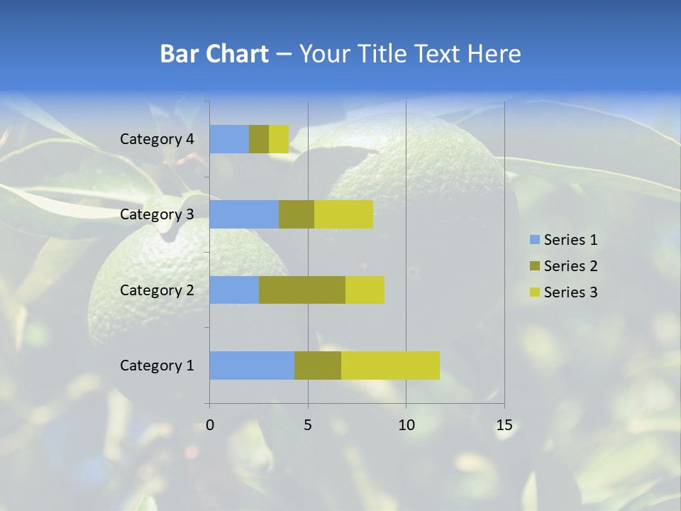 Green Tangerines PowerPoint Template