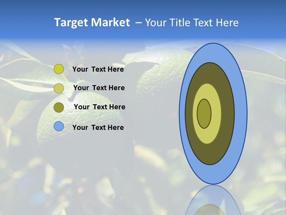 Green Tangerines PowerPoint Template