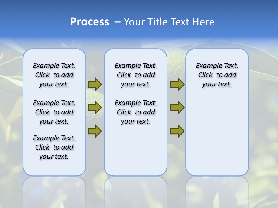 Green Tangerines PowerPoint Template