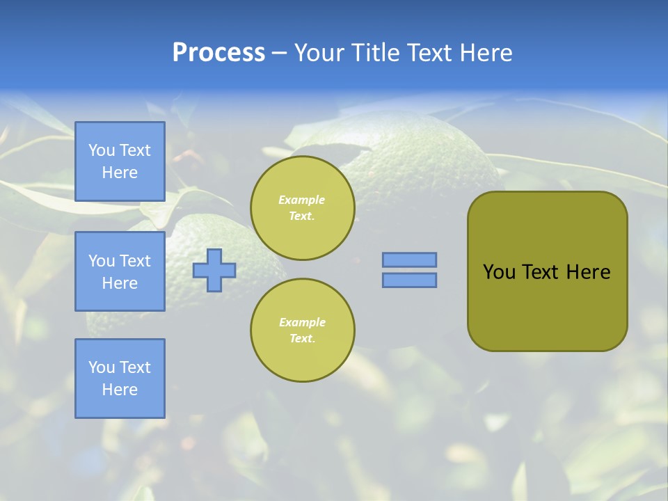Green Tangerines PowerPoint Template