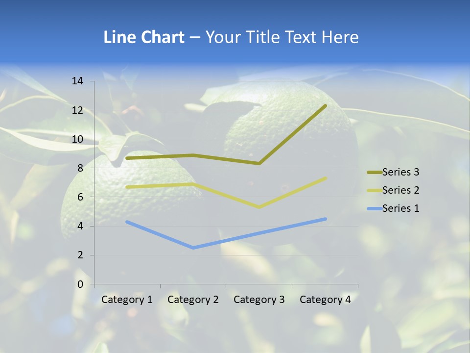 Green Tangerines PowerPoint Template