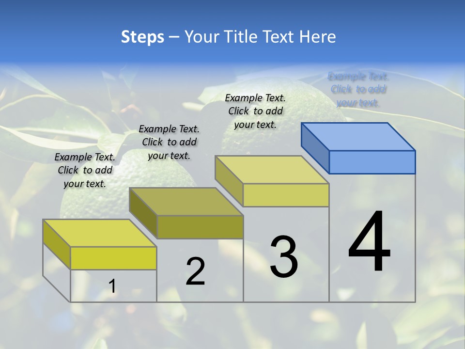 Green Tangerines PowerPoint Template