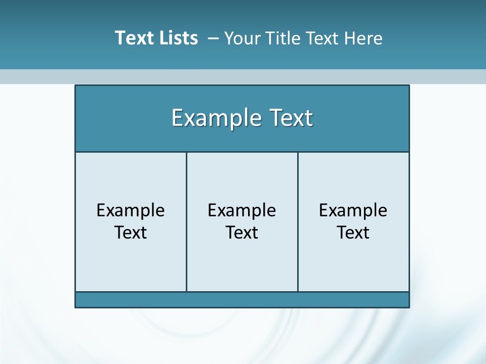 Translucent Blue Swirl On A White Background PowerPoint Template