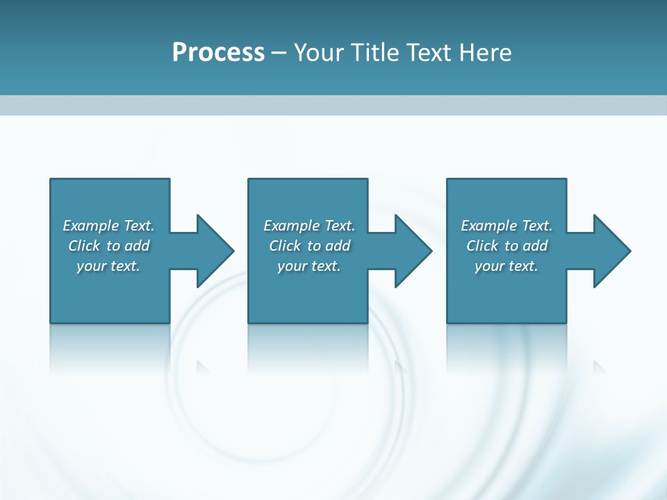 Translucent Blue Swirl On A White Background PowerPoint Template