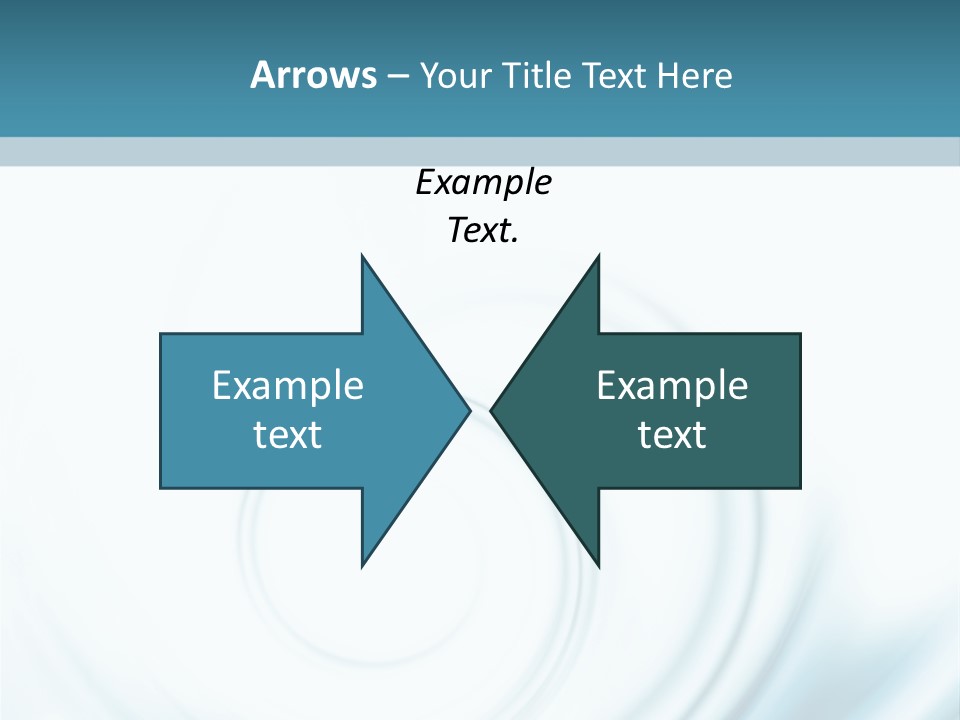 Translucent Blue Swirl On A White Background PowerPoint Template