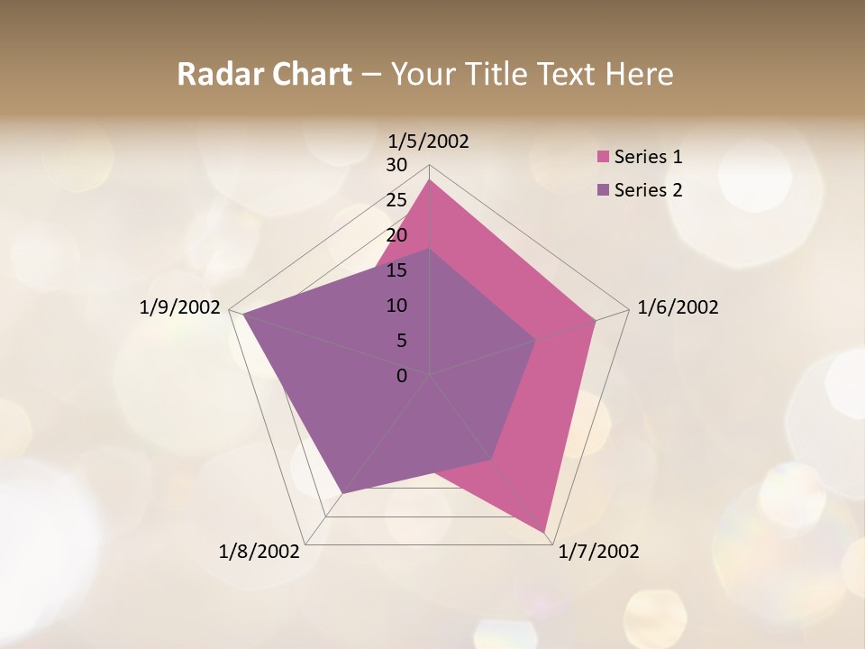 Sparkle - Beautiful Sparkly Background In Soft Champagne Colors PowerPoint Template