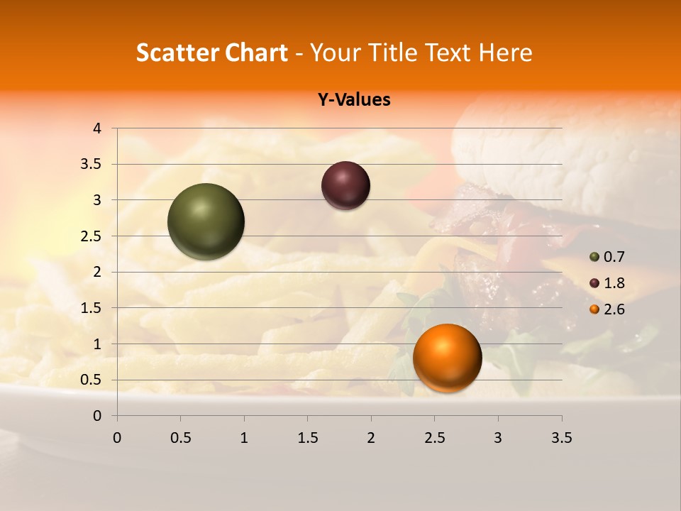 Cheeseburger With Fries PowerPoint Template