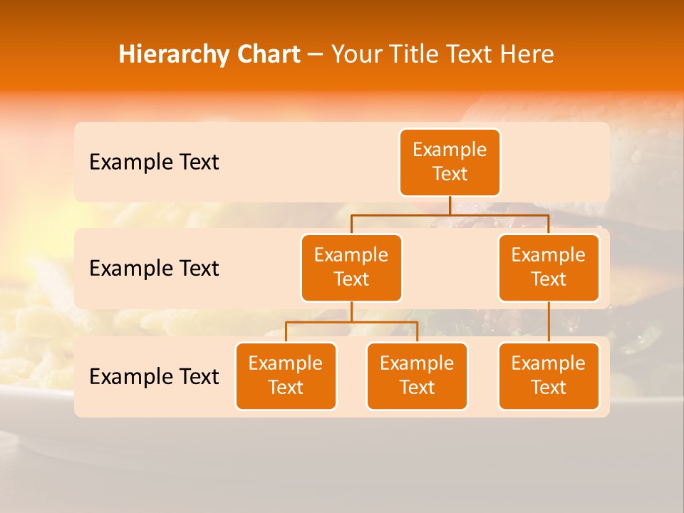 Cheeseburger With Fries PowerPoint Template