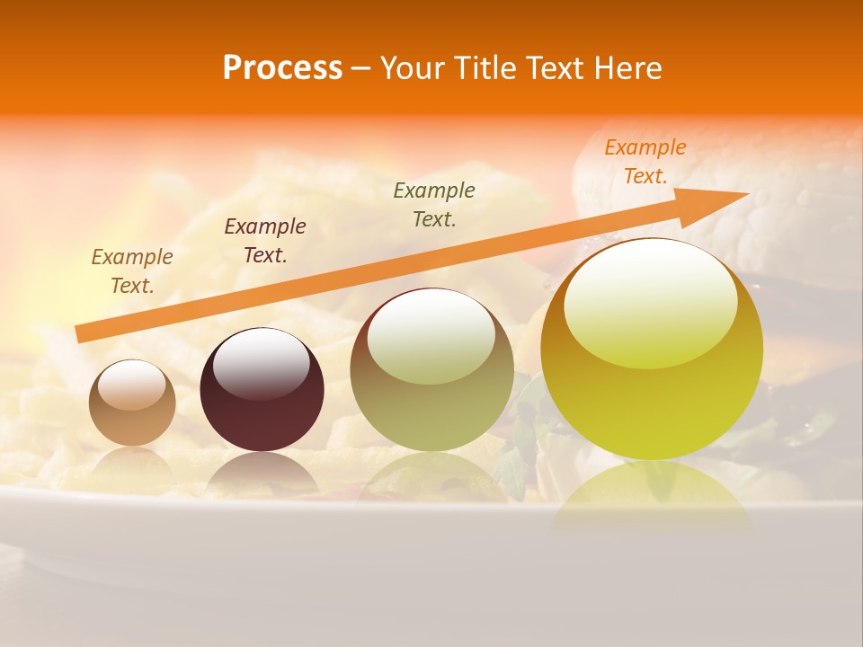 Cheeseburger With Fries PowerPoint Template