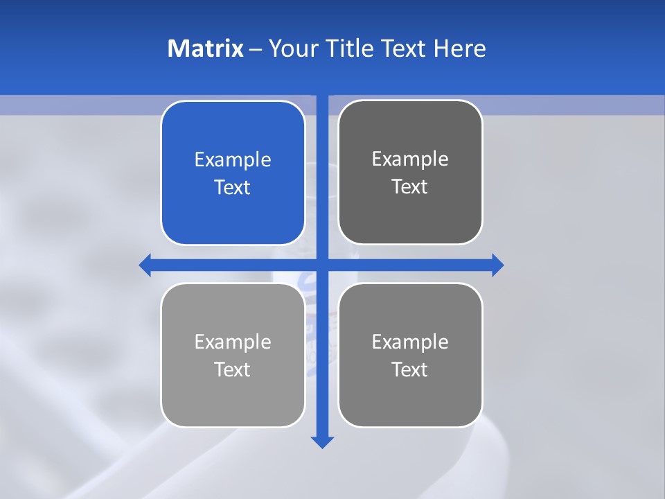Close Up Of Lab Test Tube And Hand PowerPoint Template