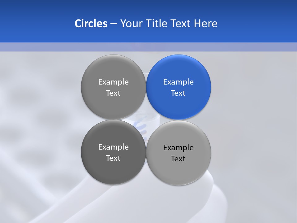 Close Up Of Lab Test Tube And Hand PowerPoint Template