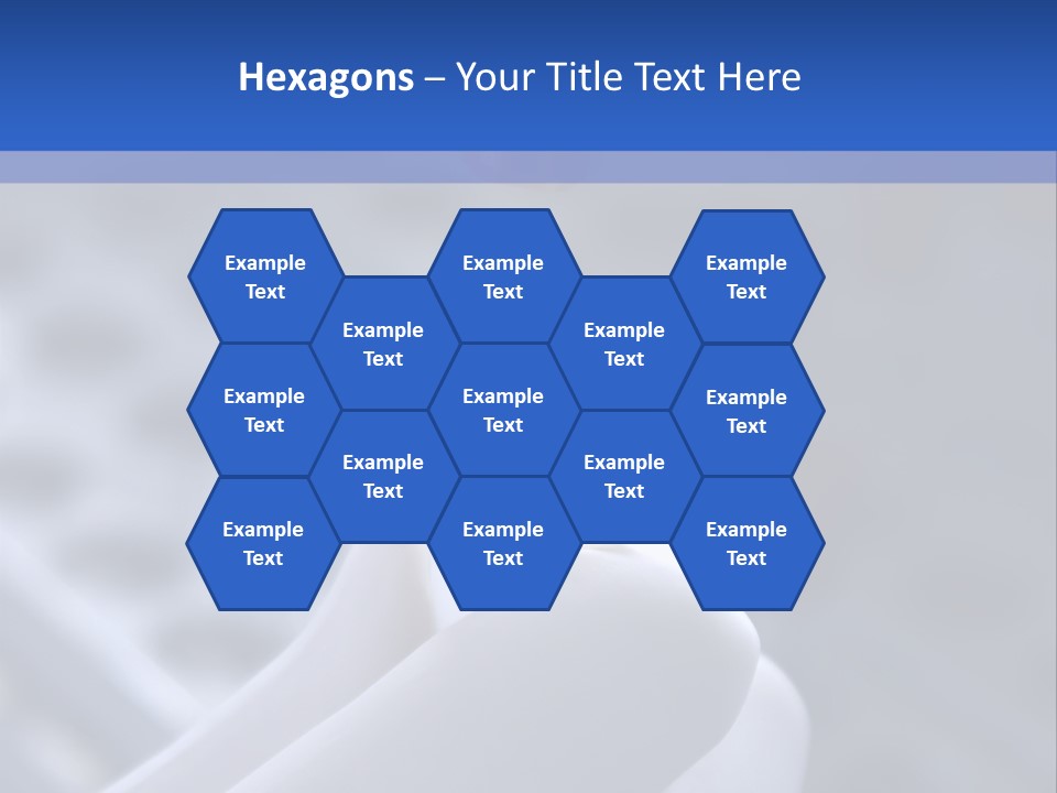 Close Up Of Lab Test Tube And Hand PowerPoint Template