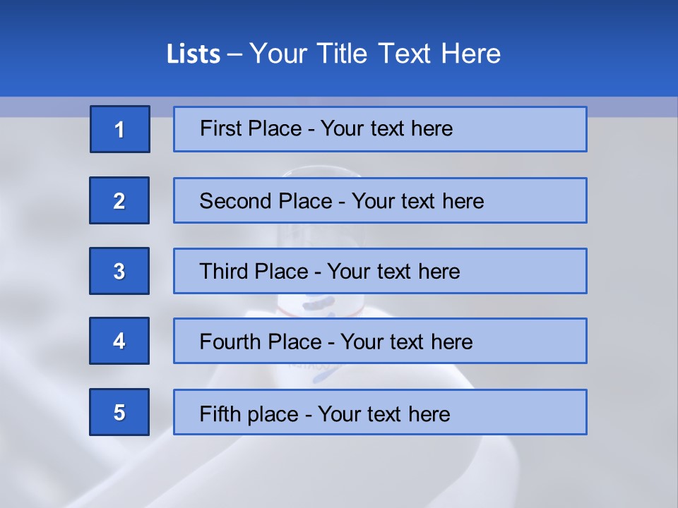 Close Up Of Lab Test Tube And Hand PowerPoint Template