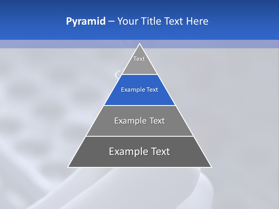 Close Up Of Lab Test Tube And Hand PowerPoint Template