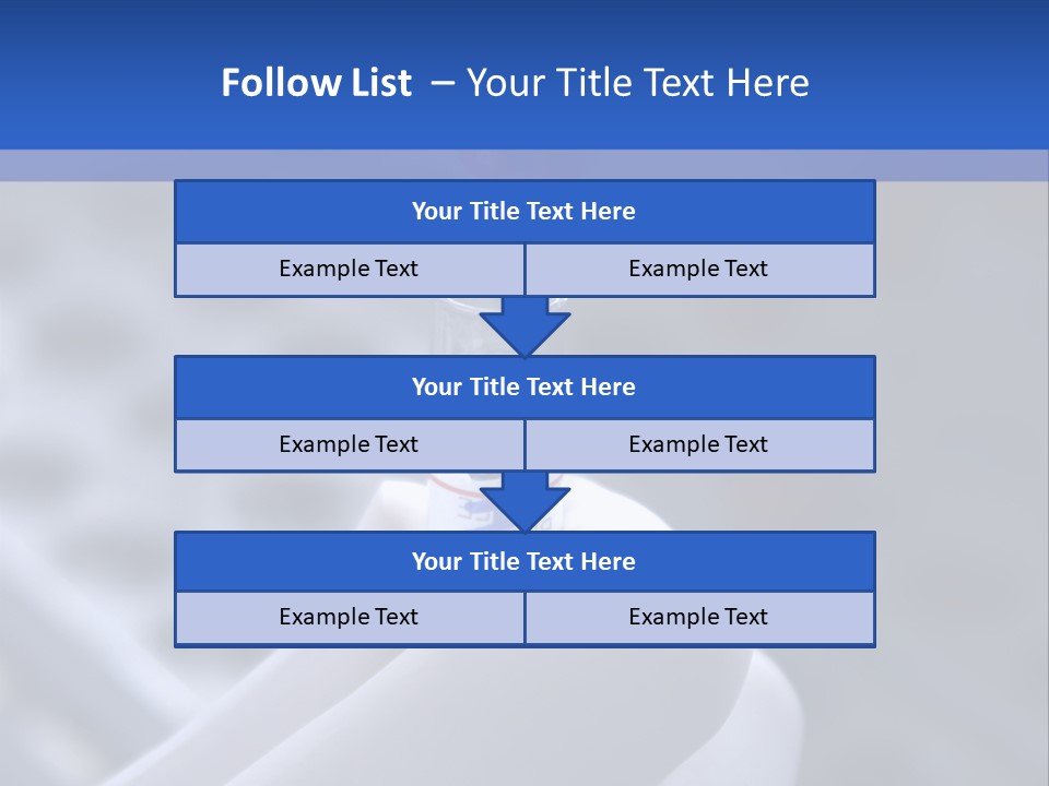 Close Up Of Lab Test Tube And Hand PowerPoint Template