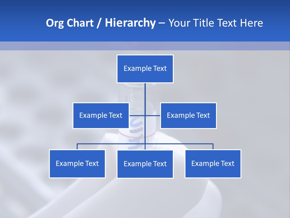 Close Up Of Lab Test Tube And Hand PowerPoint Template