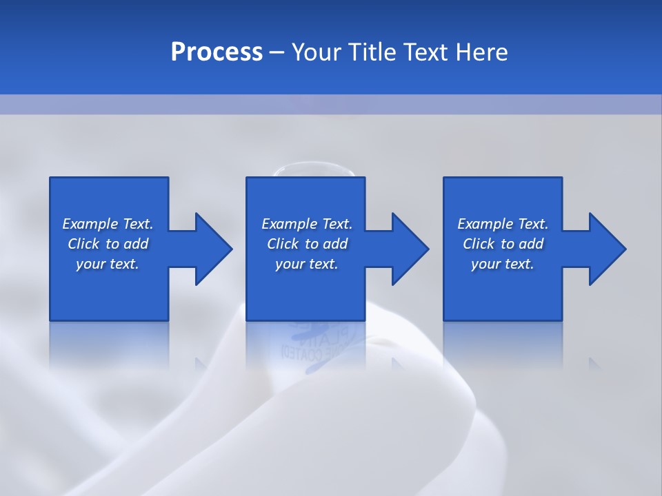Close Up Of Lab Test Tube And Hand PowerPoint Template
