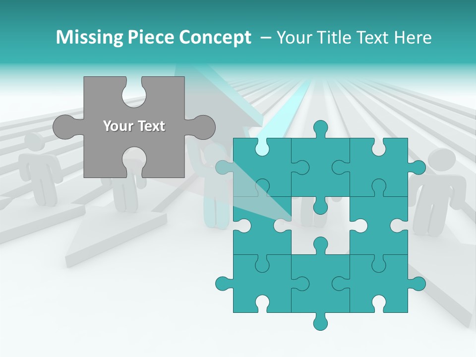 One Figure Stands With Arms Up In Joy That His Success Tops His Competitors PowerPoint Template