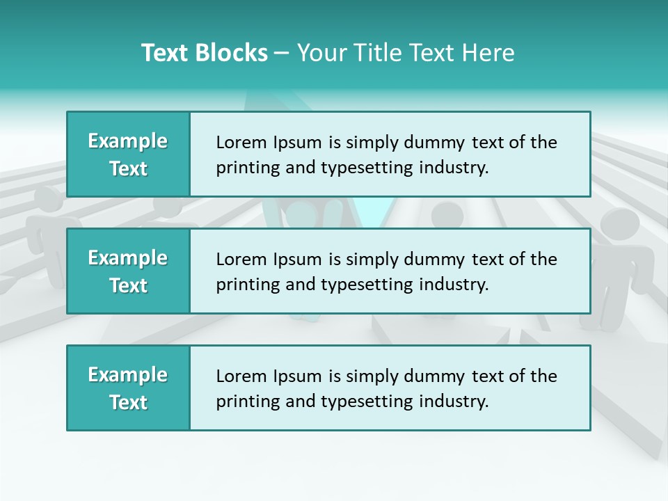 One Figure Stands With Arms Up In Joy That His Success Tops His Competitors PowerPoint Template