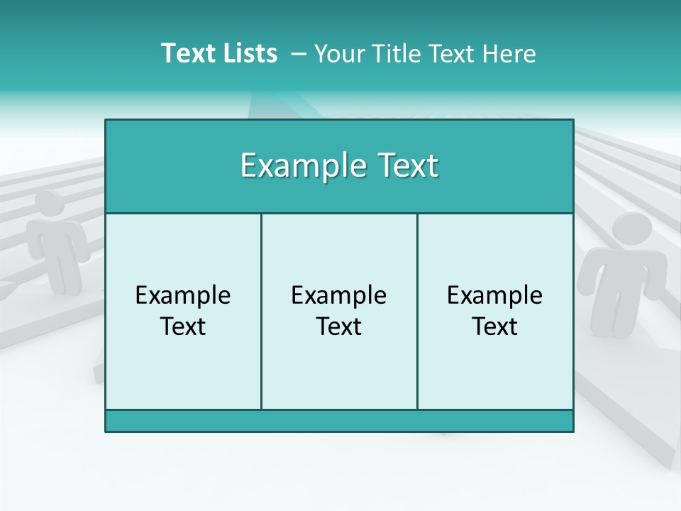 One Figure Stands With Arms Up In Joy That His Success Tops His Competitors PowerPoint Template
