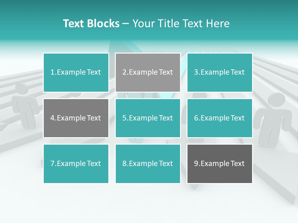One Figure Stands With Arms Up In Joy That His Success Tops His Competitors PowerPoint Template