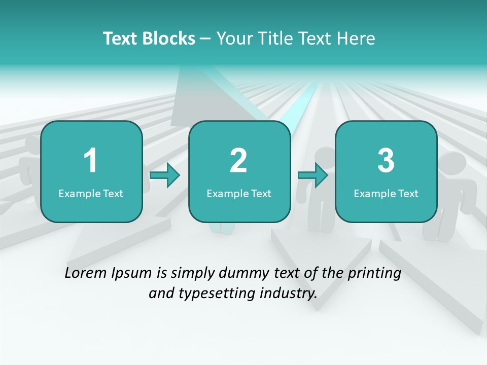 One Figure Stands With Arms Up In Joy That His Success Tops His Competitors PowerPoint Template