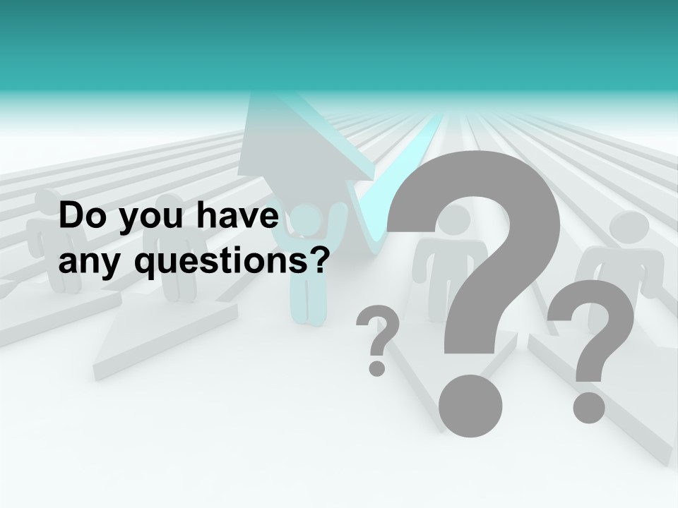 One Figure Stands With Arms Up In Joy That His Success Tops His Competitors PowerPoint Template