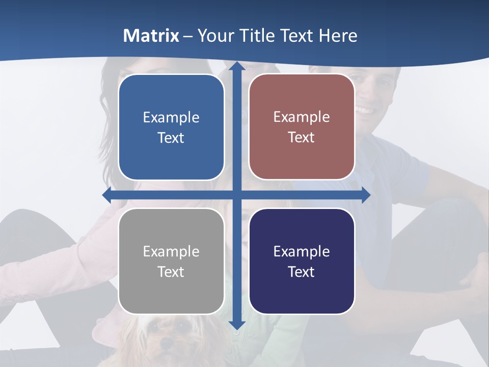 Father's Love. Cute Baby With Father. PowerPoint Template